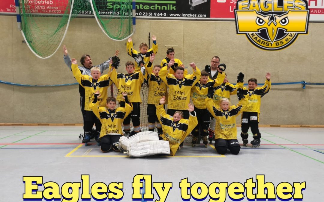 Wahnsinnswochenende für die jüngsten Eagles.    Bambini I und II erfolgreich in Monheim und Lüdenscheid.