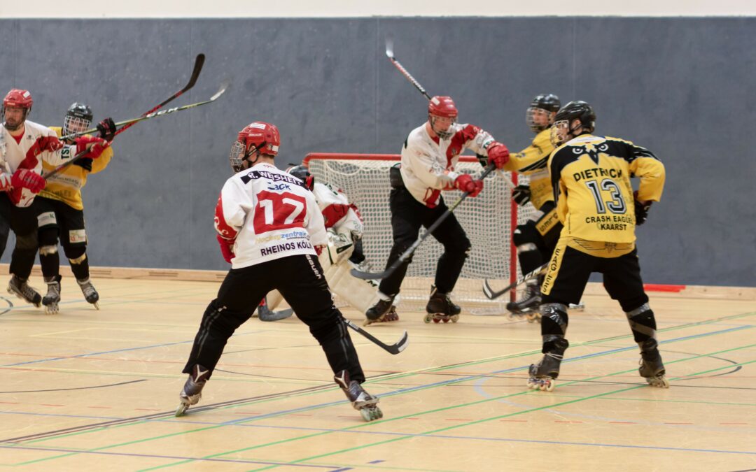 Saisonstart im Skaterhockey. Crash Eagles melden 12 Teams zum Spielbetrieb