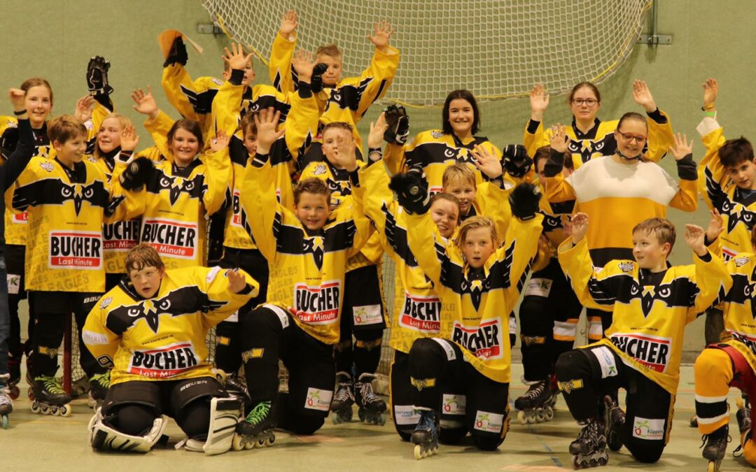 Herzschlagfinale der Rams Schüler II gegen die Crash Eagles Schüler III 4:5 n.P. (2:2, 1:2, 1:0)