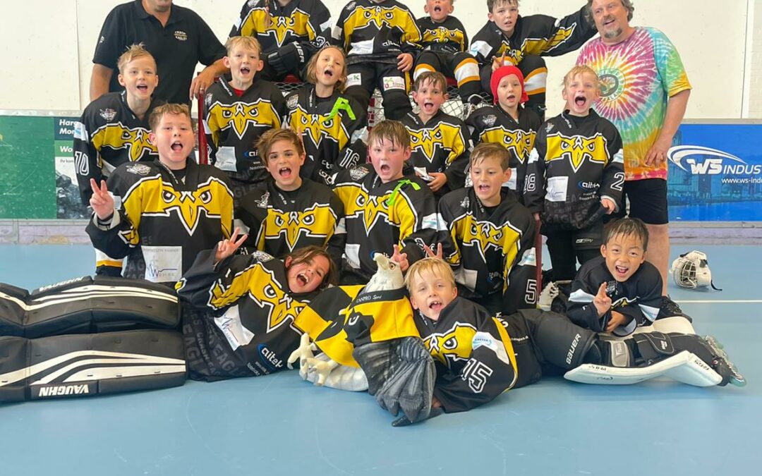 Bambini 2 gewinnen auch Ihr drittes Spiel mit 6:2 in Duisburg Ducks 2