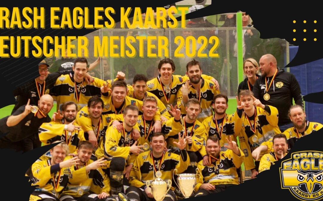 Crash Eagles werden zum fünften Mal Deutscher Meister!