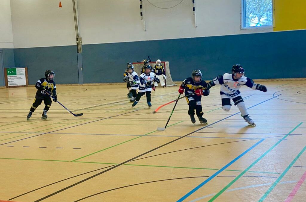Bambini 1 gegen die Bambini der Krefeld Skating Bears 