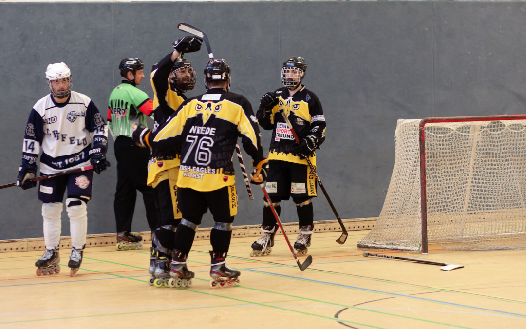Unglückliche 5:6 (3:3/1:0/1:3) Niederlage der Crash Eagles gegen Krefeld